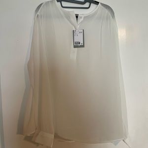 NWT H&M long sleeve blouse XL